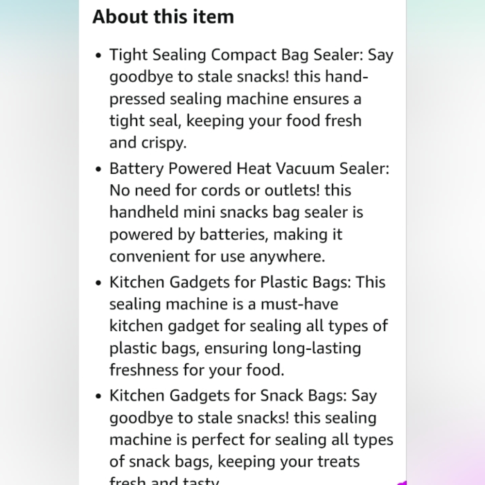 Mini bag sealer - Picture 10 of 15